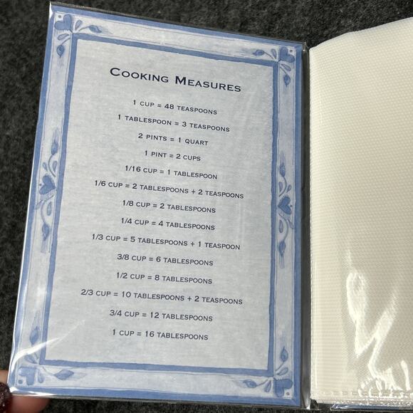 NOS Recipe Book & Recipe Cards (Sealed) Cottage Core Cat Flowers Birdhouse Gift - Picture 6 of 11